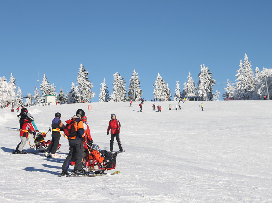 Skizentrum Mitterdorf Skifahren mit Handicap